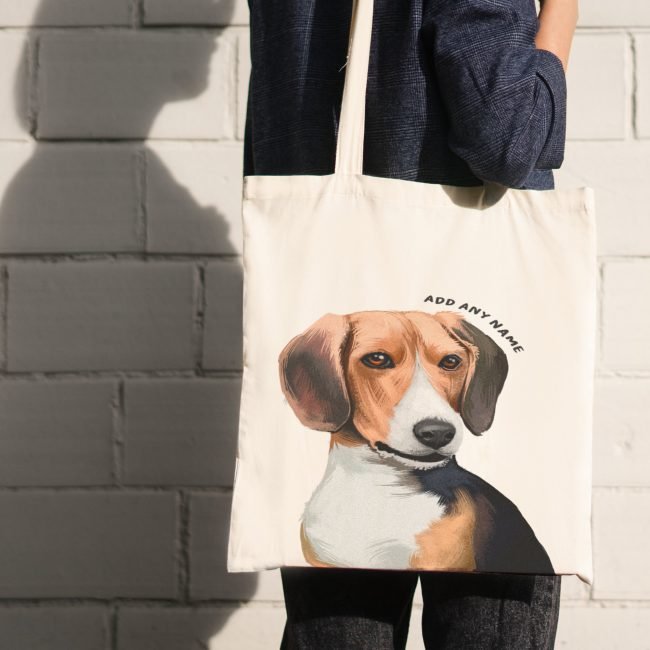 New Beagle Gift Bag Set - 5 Beagles - 10 Bags By Ruth Maystead (8.5