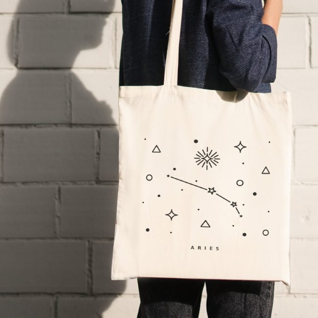 Aesthetic Tote Bag Celestial Alt Bag Trendy Tote Bag Astrology 